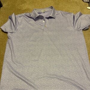 Peter Millar Purple Polo Shirt Classic Design